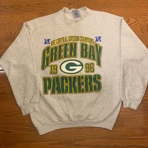 Vintage 1996 Green Bay Packers NFL Football Crewneck Logo 7 Men’s Large